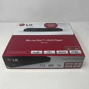 LG BP145 Blu-Ray Disc/DVD Player New Factory Sealed.